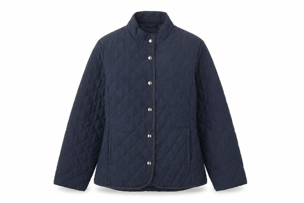 PG Field Heritage Womens Blue Quilted Coat Size M Snap