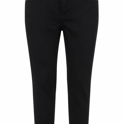 Very Womens Black Cotton Skinny Jeans Size 34 in Regular Button