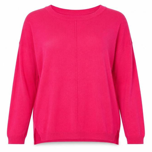 Marks and Spencer Womens Pink Scoop Neck Viscose Pullover Jumper Size M