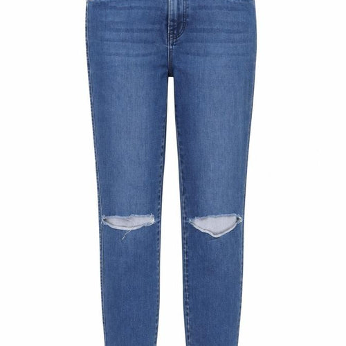 NEXT Womens Blue Cotton Skinny Jeans Size 10 Regular Zip