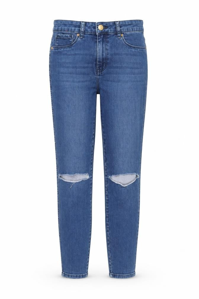 NEXT Womens Blue Cotton Skinny Jeans Size 10 Regular Zip