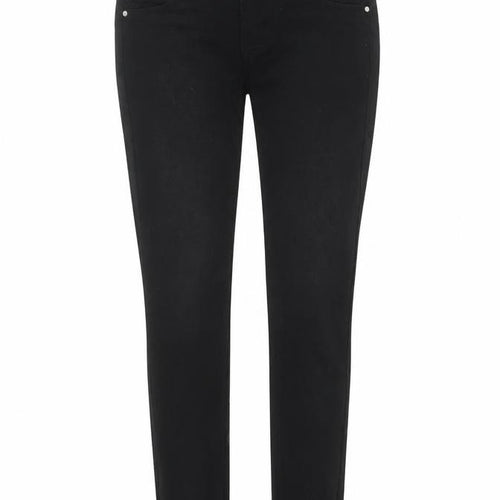 Denim & Co. Womens Black Cotton Skinny Jeans Size 6 Regular Zip