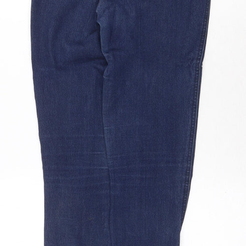 Amisu Womens Blue Cotton Skinny Jeans Size 8 Regular Zip