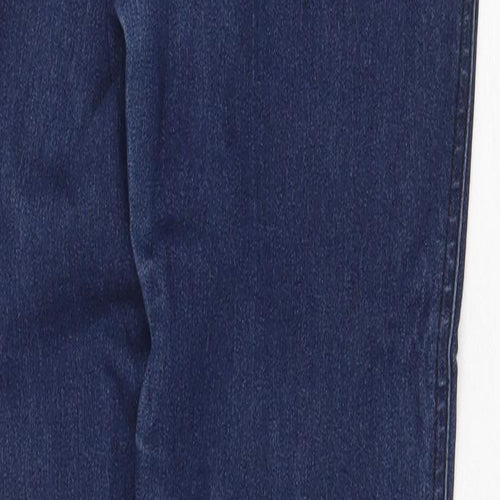 Amisu Womens Blue Cotton Skinny Jeans Size 8 Regular Zip
