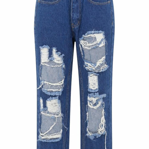 The Rockn Rev Womens Blue Cotton Straight Jeans Size 6 Regular Zip