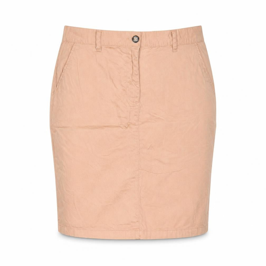 Capsule Womens Orange Cotton A-Line Skirt Size 10 Zip