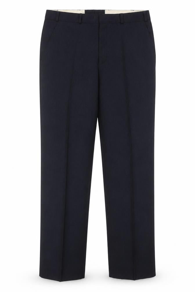 C&A Mens Blue Viscose Dress Pants Trousers Size 32 in Regular Zip