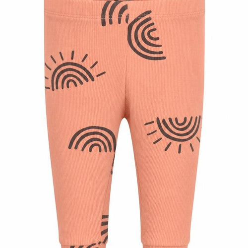 Primark Girls Pink Geometric Cotton Jogger Leggings Size 3-6 Months Pullover - Sun Pattern