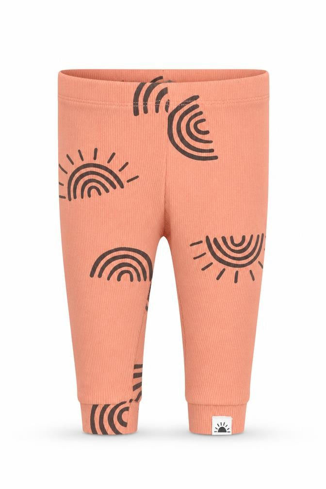 Primark Girls Pink Geometric Cotton Jogger Leggings Size 3-6 Months Pullover - Sun Pattern