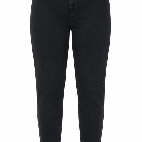 Denim & Co. Womens Black Cotton Skinny Jeans Size 12 Regular Zip