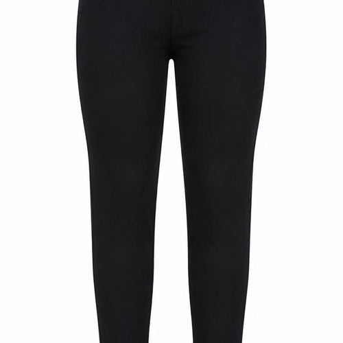 Denim & Co. Womens Black Cotton Jegging Trousers Size 12 Regular