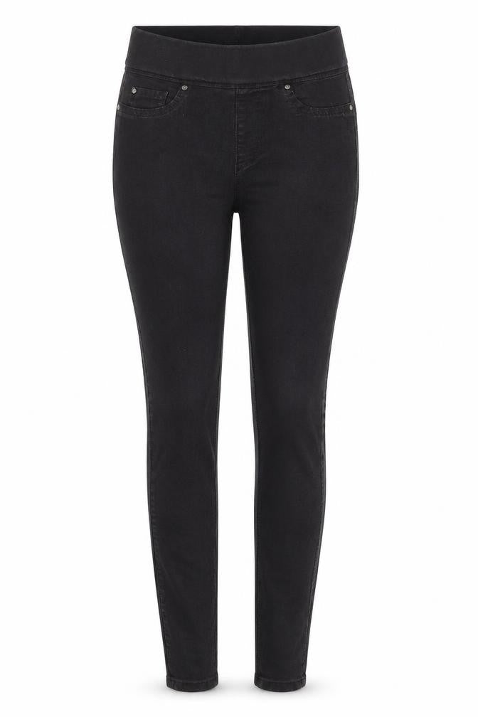 Denim & Co. Womens Black Cotton Jegging Jeans Size 8 Regular