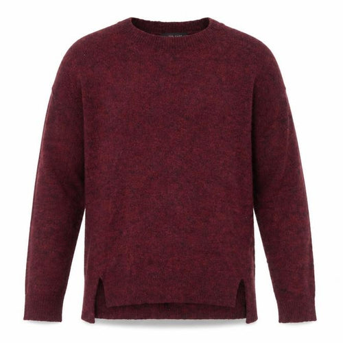 New Look Mens Red Round Neck Acrylic Pullover Jumper Size S Long Sleeve