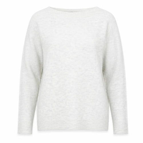 Dorothy Perkins Womens Grey Boat Neck Acrylic Pullover Jumper Size L