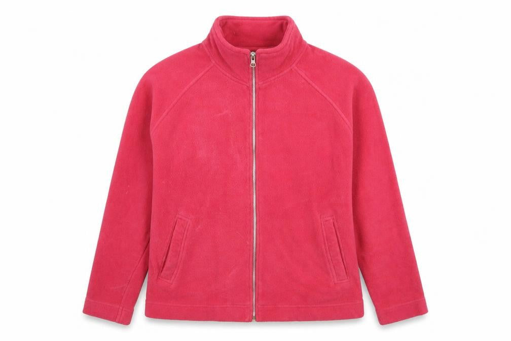 Front view of Nevada women’s pink jacket, size UK 14, zip -, size UK 14-16