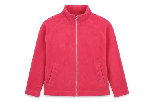 Front view of Nevada women’s pink jacket, size UK 14, zip -, size UK 14-16