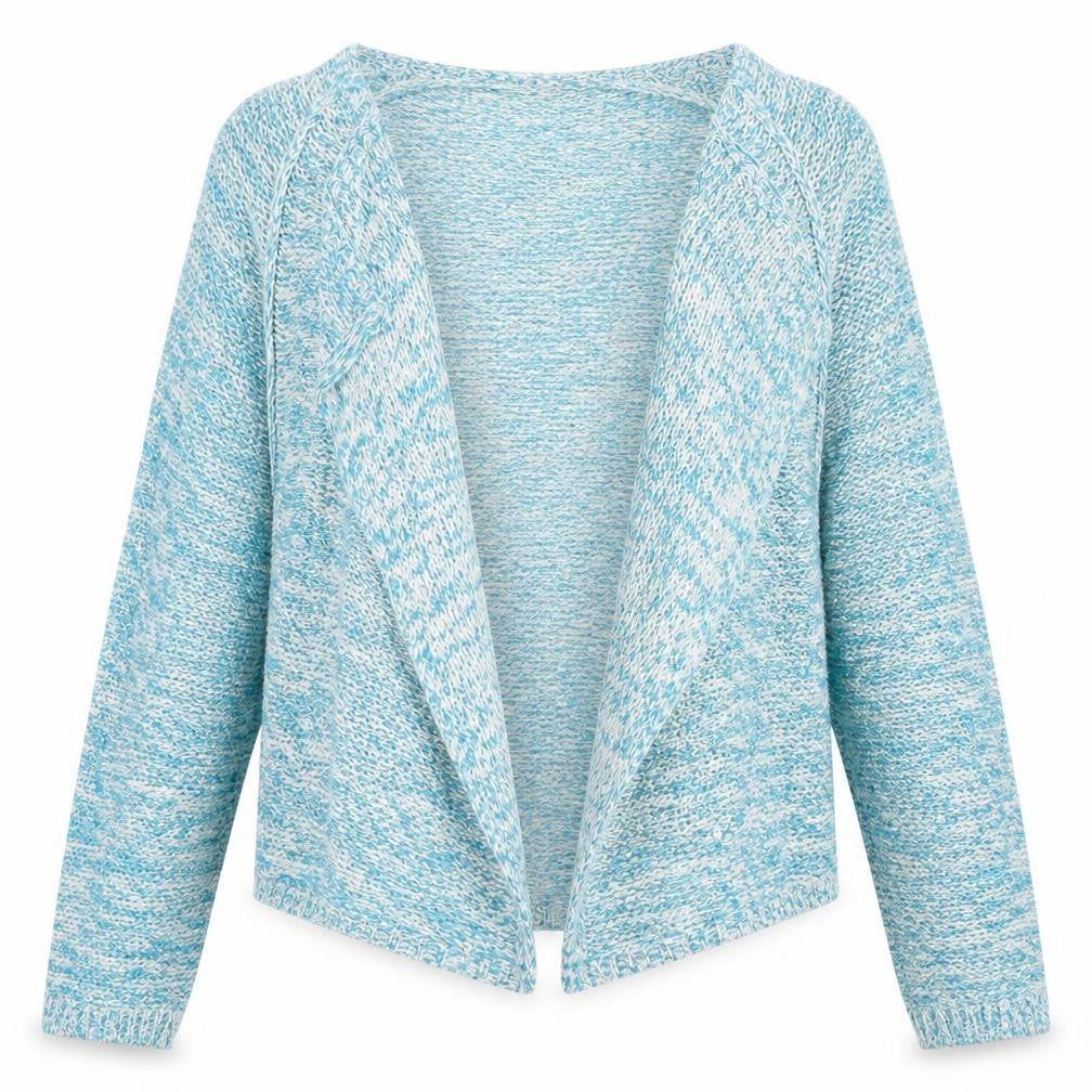 Klass Womens Blue V-Neck Acrylic Cardigan Jumper Size M