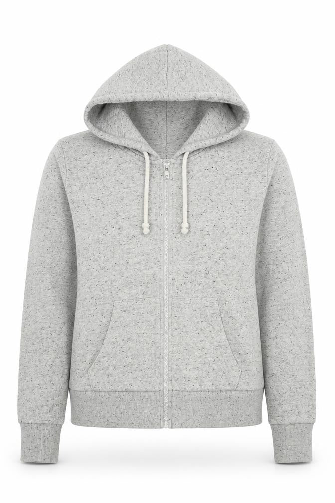 Divided by H&M Womens Grey Cotton Full Zip Hoodie Size S Zip