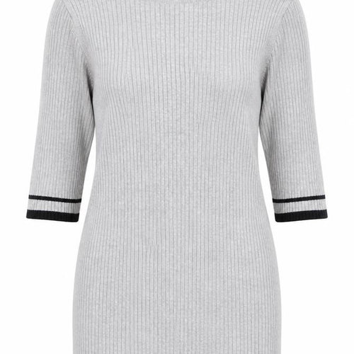 Debenhams Womens Grey Boat Neck Viscose Pullover Jumper Size 10