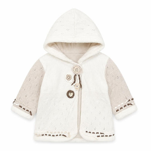 Catimini Girls White Viscose Cardigan Jumper Size 6-9 Months Button