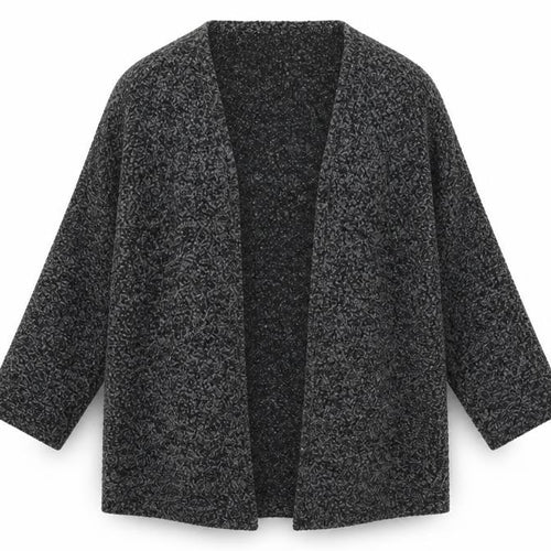 Divided Womens Grey V-Neck Acrylic Cardigan Jumper Size M