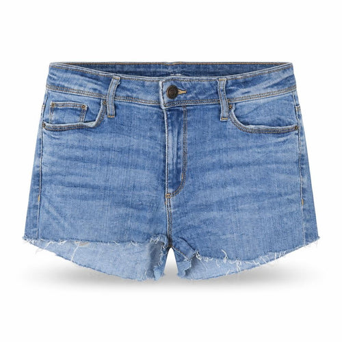Collins Womens Blue Cotton Boyfriend Shorts Size 29 in Regular Zip