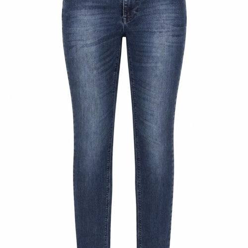 &Denim Womens Blue Cotton Skinny Jeans Size 28 Slim Zip