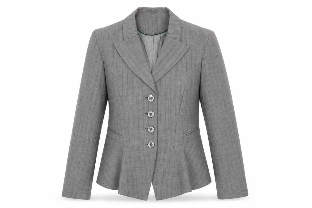 Next Womens Grey Viscose Jacket Blazer Size 10
