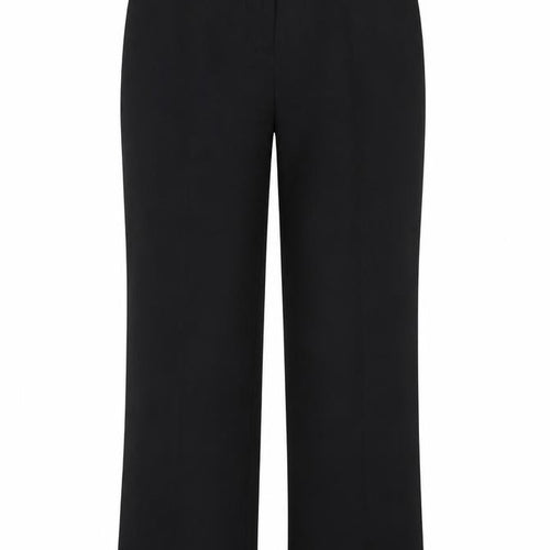 Damart Womens Black Polyester Trousers Size 32 in Regular Button