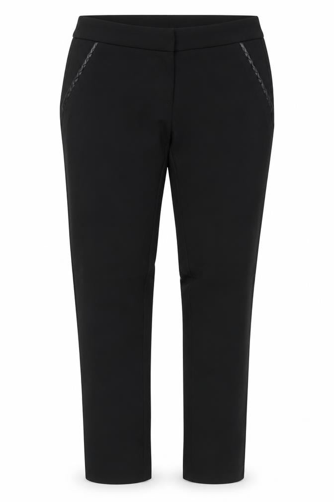 SC Montreal Womens Black Viscose Trousers Size 28 in Regular Zip