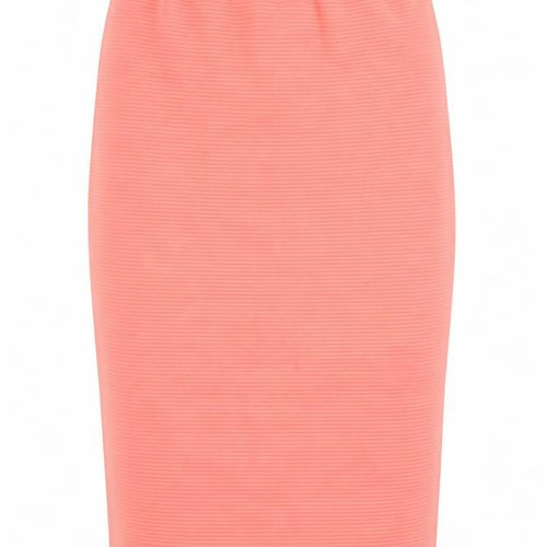 New Look Womens Pink Polyester Straight & Pencil Skirt Size 10 Zip