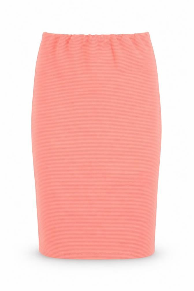 New Look Womens Pink Polyester Straight & Pencil Skirt Size 10 Zip