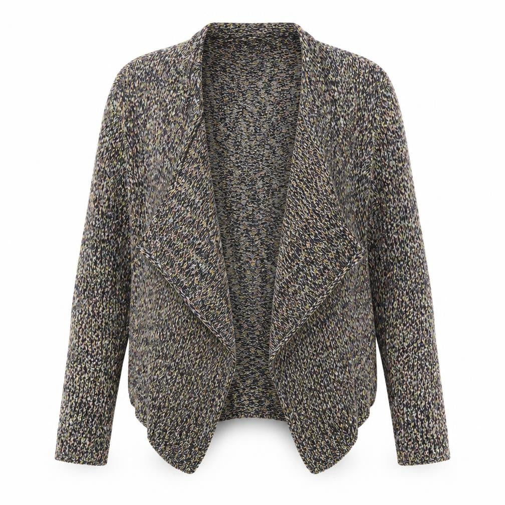 Zara Womens Multicoloured V-Neck Cotton Cardigan Jumper Size S