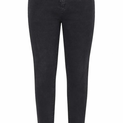 Papaya Womens Grey Cotton Skinny Jeans Size 12 Regular Zip