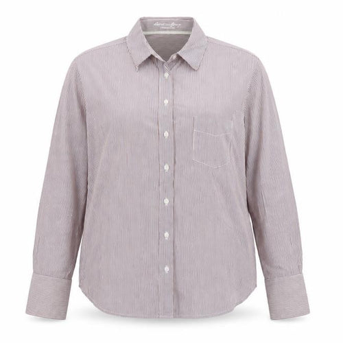 Christian Berg Womens Pink Striped Cotton Basic Button-Up Size 14 Collared