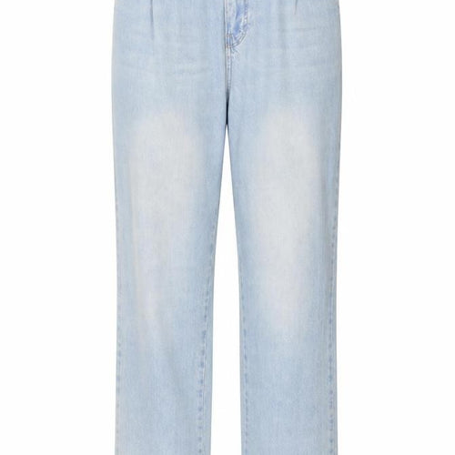 ASOS Womens Blue Cotton Straight Jeans Size 32 in L30 in Regular Button