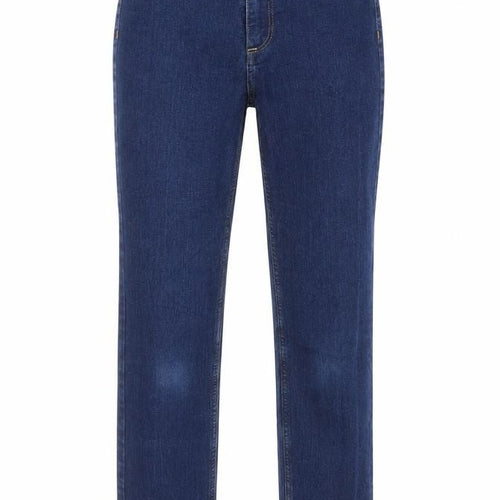 &Denim Womens Blue Cotton Straight Jeans Size 28 in Regular Zip