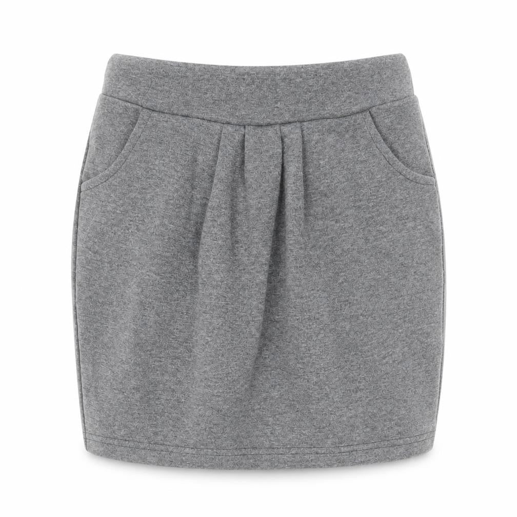 Very Girls Grey Polyester Tulip Skirt Size 8-9 Years Regular Pull On