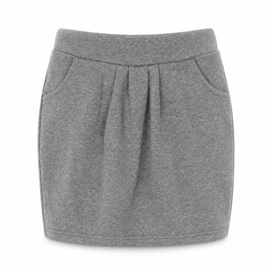 Very Girls Grey Polyester Tulip Skirt Size 8-9 Years Regular Pull On