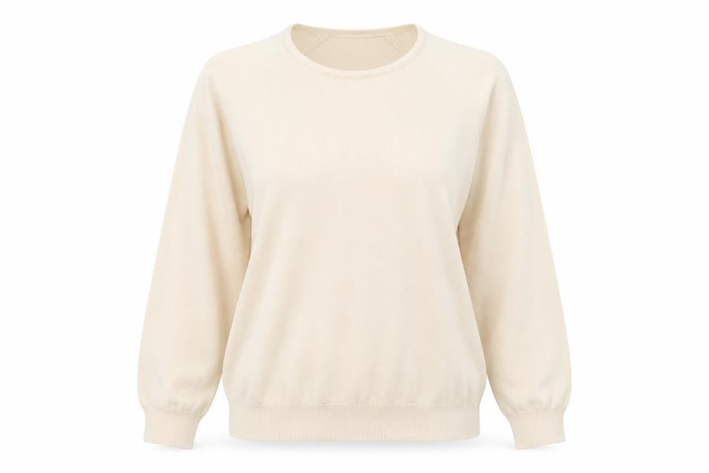 Straven Womens Beige Round Neck Polyester Pullover Jumper Size 8