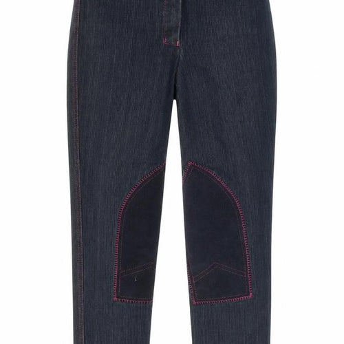 Preworn Womens Blue Cotton Straight Jeans Size 26 in Regular Zip