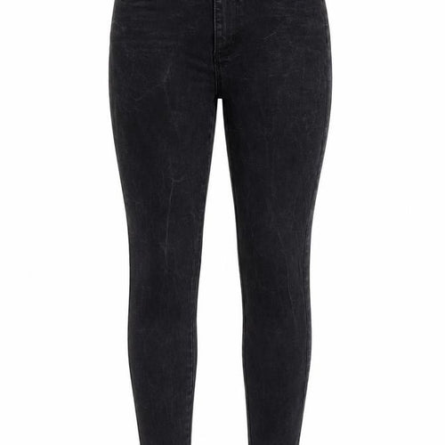 Only Womens Black Cotton Skinny Jeans Size 30 in Regular Zip