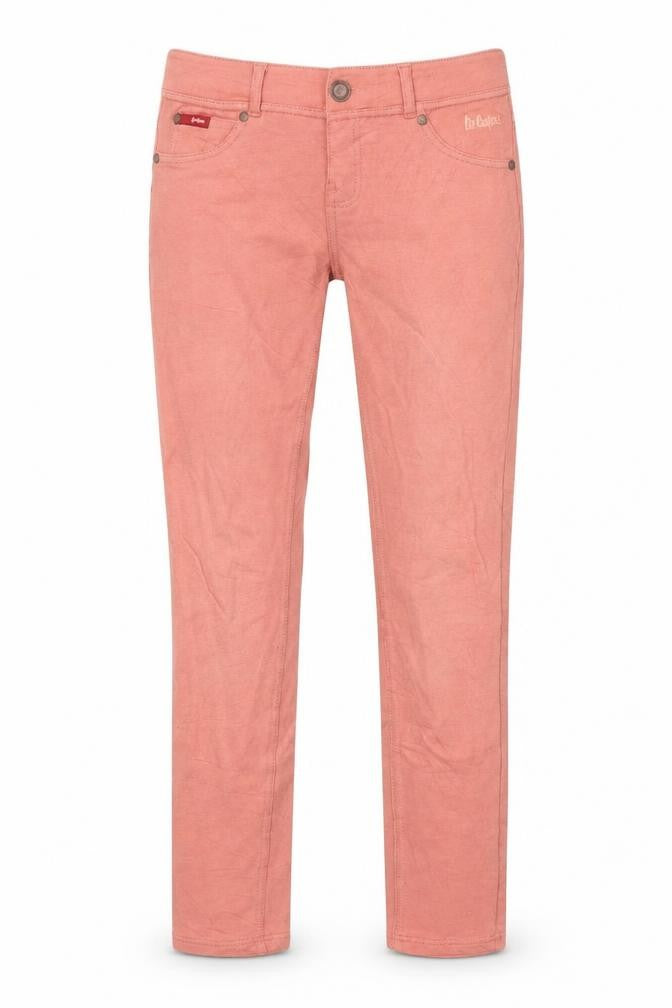 Lee Cooper Womens Pink Cotton Skinny Jeans Size 8 Regular Button