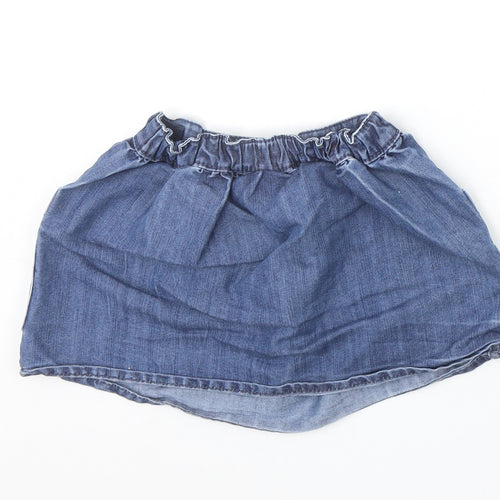 NEXT Girls Blue Cotton A-Line Skirt Size 18-24 Months Pullover