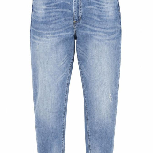 JustFab Womens Blue Cotton Straight Jeans Size 34 in Regular Zip
