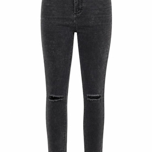 Zara Womens Black Cotton Skinny Jeans Size 8 Regular Zip
