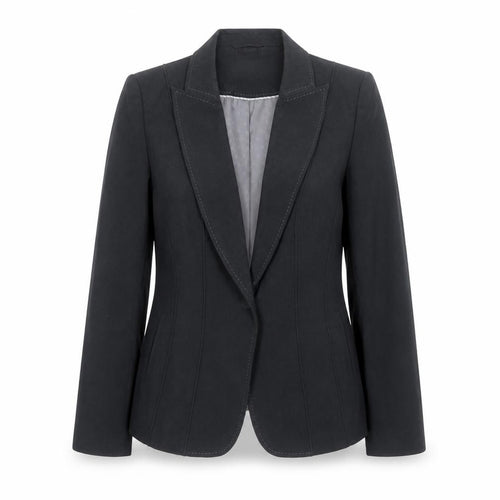 Marks and Spencer Womens Grey Polyester Jacket Blazer Size 16