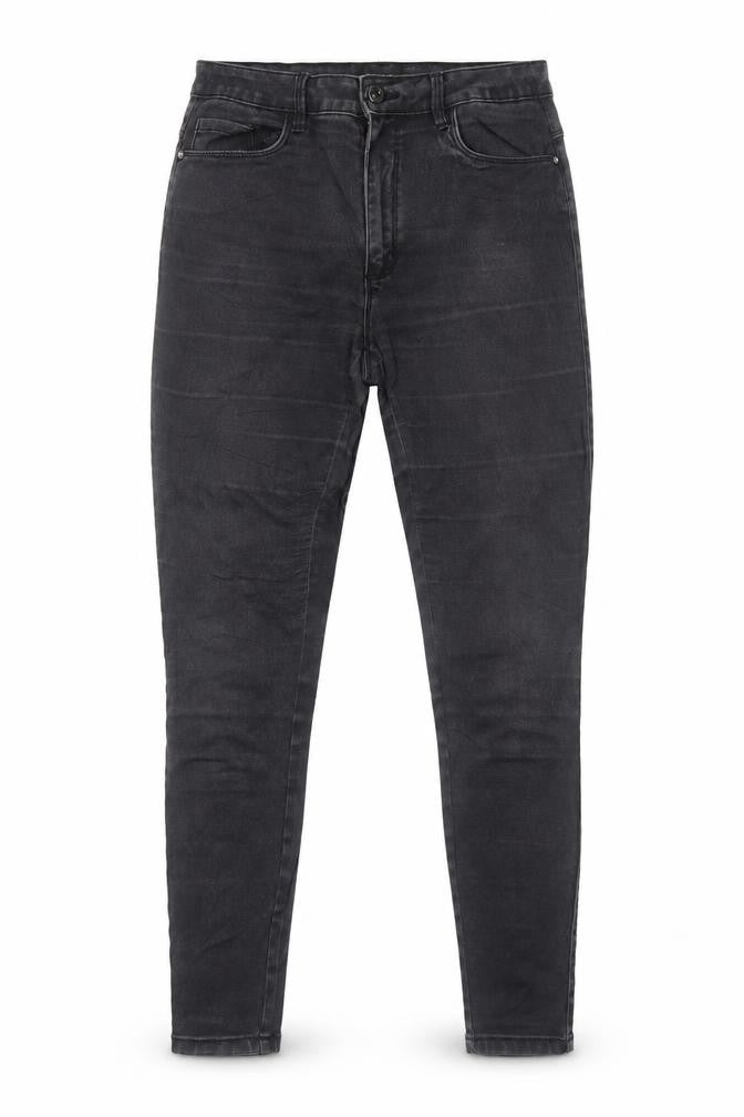 Only Womens Black Cotton Skinny Jeans Size L Regular Zip
