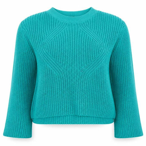 Primark Womens Green Round Neck Acrylic Pullover Jumper Size 6 - Size 6-8