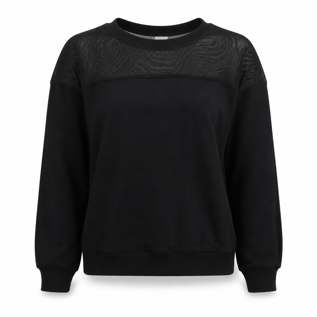 Divided by H&M Womens Black Cotton Pullover Sweatshirt Size M Pullover